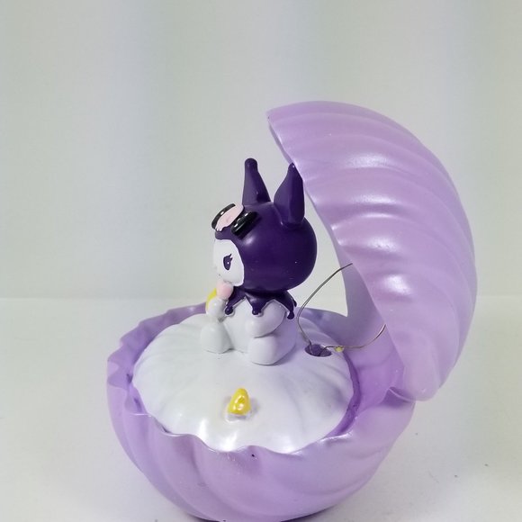Sanrio  Kuromi Shell with rainbow, stars and cloud Led Night Light /Cake topper - Picture 10 of 16